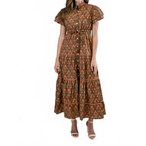 NEW MARIGOLD hurley dress in brown